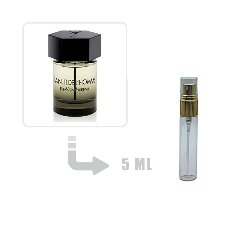 دکانت عطر ادکلن ایو سن لورن لا نویت لهوم 5 میل اورجینال | YSL La Nuit de L Homme EDT