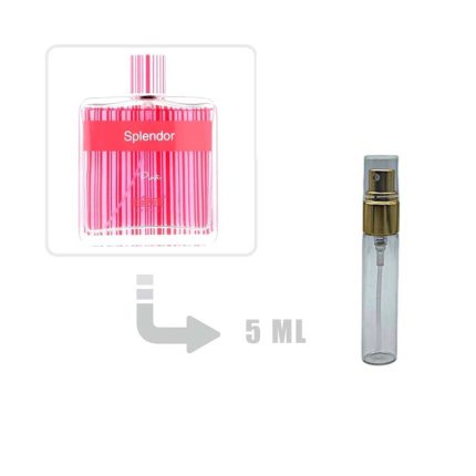دکانت عطر ادکلن اسپلندور پینک-قرمز زنانه 5 میل اصلی | Splendor Pink for Woman 5ml