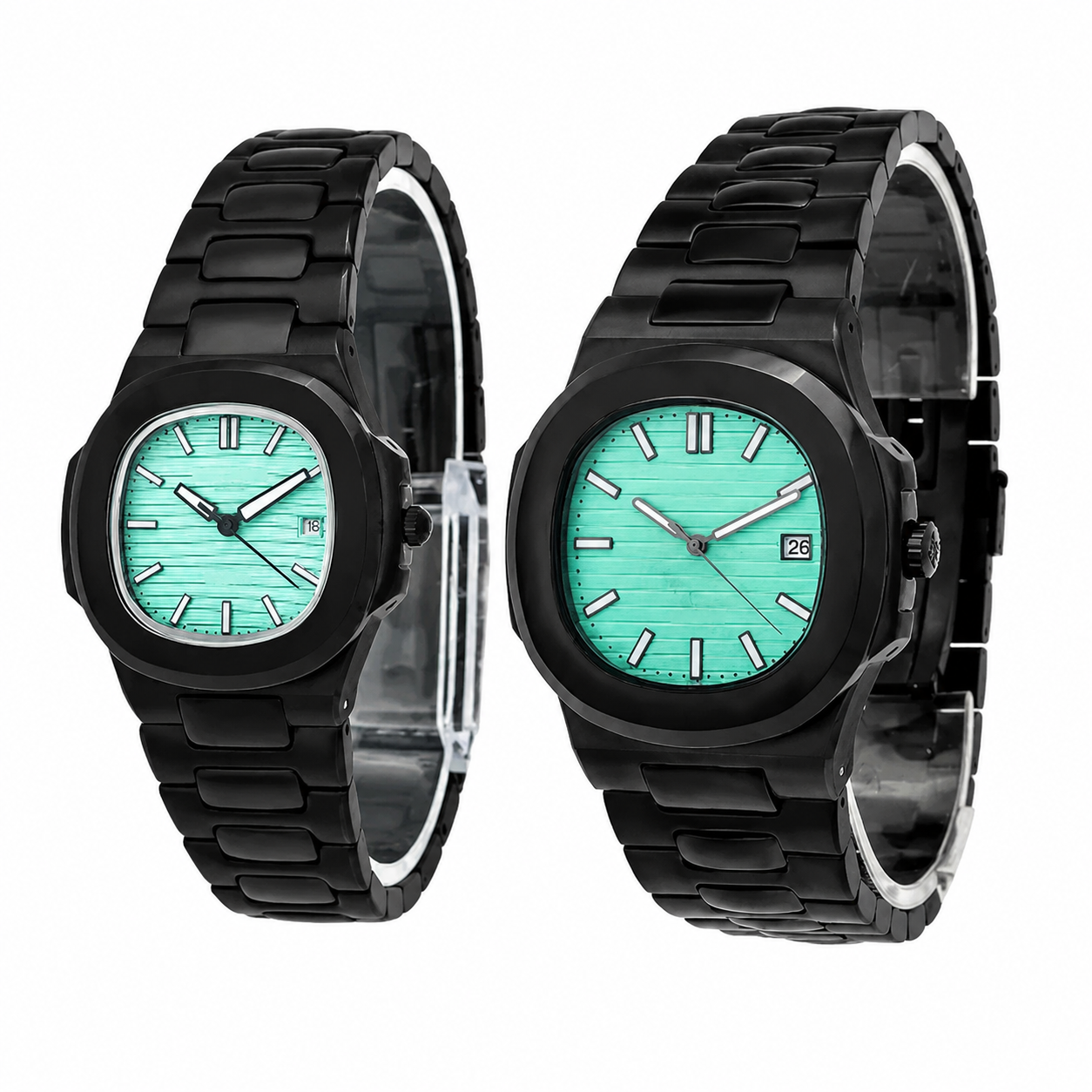 ساعت ست پتک فیلیپ ناتیلوس | مدل Patek 7243-S | مشکی صفحه تیفانی لوکس